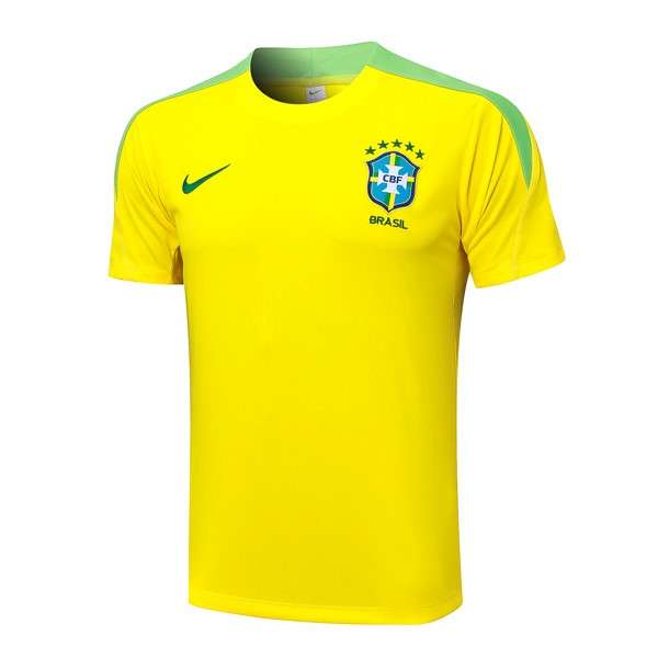 Camiseta Entrenamiento Brasil 2024/25 Amarillo Verde